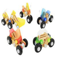 木玩世家儿童益智玩具拆装车宝宝动手可拆卸螺母组合拼装工具男孩 BH3314