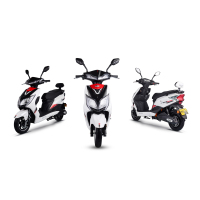 新日(sunra)电动车 酷影系列 猎豹 60V20Ah 果粒橙/亮黑