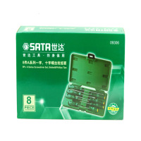 LTSM 世达(SATA)09306 8件A系列一字十字螺丝刀组套 带磁性螺丝批套装 五金工具改锥 起子套装