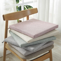 东龙浩宇 日式小清新棉麻办公室椅垫 座垫家用 40*40 颜色可选