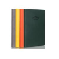 得力 笔记本子彩色皮面本商务本子本册56k25K 颜色随机 3184