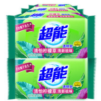 LTSM 超能透明皂柠檬草香260g*6清新祛味洗衣皂椰油肥皂