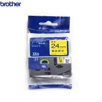 兄弟(brother) Tze-651 24mm (黄底黑字)原装标签带(单位:卷)