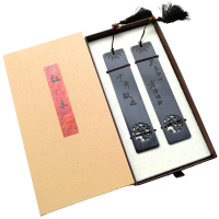 SCP 中国风镂空木质书签2片套装 SCP-1355 礼盒装企业定制(价格为单套价格)