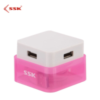 飚王(SSK) SHU020 4口彩晶集线器HUB