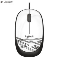 罗技M105有线鼠标USB(白)