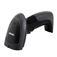 得力 激光条码扫描枪 扫码枪扫描器 USB接口即插即用有线扫描枪 有线可扫码 黑色14881