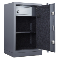得力 3646 保险箱/柜系列电子保管箱 迷你家用 入墙电子密码保险柜 可固定保险箱