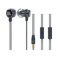 JBL T190A 立体声入耳式耳机 手机耳机 电脑游戏耳机 带麦可通话 苹果安卓通用 -蓝色