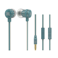 JBL T190A 立体声入耳式耳机 手机耳机 电脑游戏耳机 带麦可通话 苹果安卓通用 -绿色