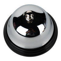 得力(deli)0240点菜传唤铃手按铃唤人铃 餐桌铃 餐厅 银行适用 传菜铃 6个装