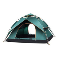探险者全自动帐篷户外3-4人二室一厅加厚防雨2人单人野营野外露营