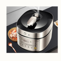 美的(Midea) HS5059P 电压力锅 适用人数3-6人双胆 铝合金彩晶厚釜z