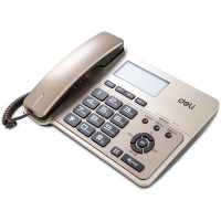 得力796电话机 座机 办公家用商务电话 免电池来电显示提固定电话