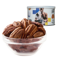 小心机原味烘焙无壳免剥碧根果仁罐装孕妇坚果仁休闲零食125g