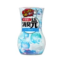 [滤纸伸缩 控制浓度]小林制药(KOBAYASHI) 室内除臭元400ml清爽柔软皂香多功能清洁剂