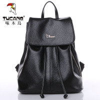 啄木鸟女包韩版新款双肩包女学生书包背包旅行包大休闲潮搭扣