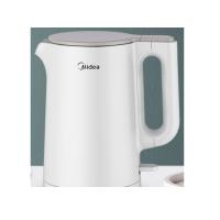 美的(Midea ) 电水壶 SH15Slience401 1.5L静音热水壶 磨砂质感 皮革纹把手 北欧风