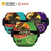 海底捞香辣素食自煮火锅400g+海底捞藤椒味什锦蔬菜自煮锅410g+海底捞酸辣什锦自煮火锅410g