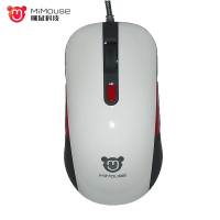 【精选】咪鼠智能语音鼠标商务有线台式电脑笔记本语音输入语音搜索控制 红色