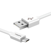 品胜Micro USB 数据充电线二代 1500mm 白色小米红米OPPO华为VIVO魅族三星手机通用充电器线