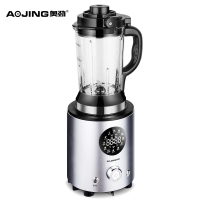 [全钢变频 蒸煮抽真空 静音免滤]德国奥劲破壁机家用加热破壁料理机婴儿辅食榨汁机豆浆机多功能预约防糊 银色