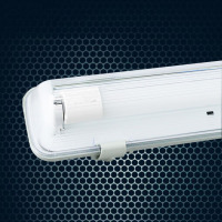 领路者VG00071 LED三防支架灯管简约现代防尘防潮全套亚克力支架灯T8一体化...