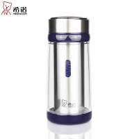 希诺精彩杯不锈钢内胆隔热随手杯商务办公带盖男女XN-8518 330ML 咖啡 蓝 黑 三色可选