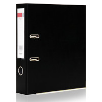 得力 5481快劳夹经济型(黑) A4三寸活页 10只装deli