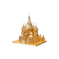拼酷 瓦西里大教堂 3D立体拼图 金