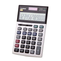 卡西欧(CASIO)JS-20TS太阳能计算器12位数财务会计用大屏计算机 大字大屏