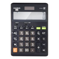 卡西欧(CASIO) DF-12B经典黑色电子财务台式计算器12位数商务型办公计算机 双重电源 2个装