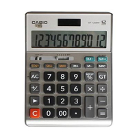 卡西欧(CASIO)中号 财务计算器 大型显示屏 金属面板 DF-120BM