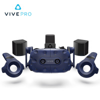 HTC VIVE Pro Full Kit 智能VR眼镜套装(头显+定位器+支架+手柄)