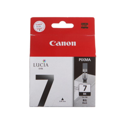 佳能(Canon) ix7000彩色打印机原装粉盒PGI-7BK黑色