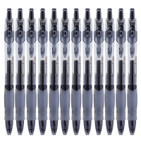 晨光文具(M&G)GP1163按动中性笔0.5mm 办公经典 签字笔 按动笔 12支