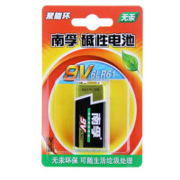 LTSM 南孚 (NANFU)聚能环碱性电池干电池/儿童玩具/血糖仪/遥控器/挂钟/鼠标 9V(6LR61-1B) 1粒