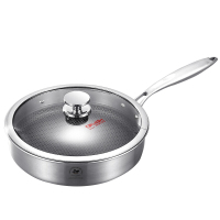 SCP 平底锅煎锅不粘锅 SCP-1524 蜂窝纹304不锈钢(价格为单个价格)