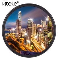 Ktele 可调星光镜 光芒镜 可调 +4+6+8线 滤镜套装 单反相机配件特效夜景镜片 58mm