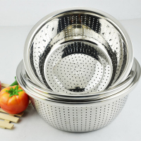 SCP 不锈钢洗米筛沥水盆 SCP-1936 直径22cm(价格为单个价格)