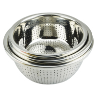 SCP 不锈钢洗米筛沥水盆 SCP-1939 直径28cm(价格为单个价格)