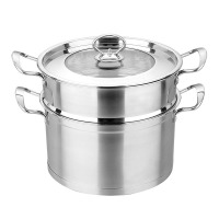 SCP 双层直行蒸锅钢柄 SCP-1835 (价格为单套价格)