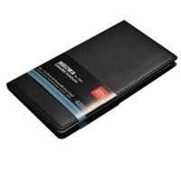 得力7903皮面本 48K 日记本皮面抄记事本子80页笔记本 办公文具