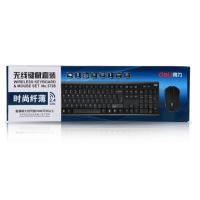 得力 办公用品 办公键盘鼠标 键盘/鼠标 USB键盘无线鼠标套装 键盘+鼠标套装 无线 黑色 3728