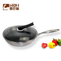 康巴赫不锈钢蜂巢盒装32CM炒锅CFC32A1(源于德国)