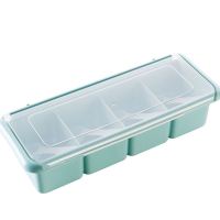 SCP 四格塑料调味盒 SCP-1509 厨房用具(价格为10个价格)