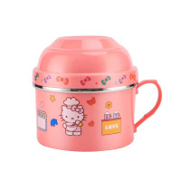 SCP 卡通不锈钢快餐杯 SCP-1887 保温塑料格(价格为单个价格)