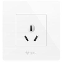 LTSM 公牛(BULL) 开关插座 G07系列 16A大功率三孔空调插座 86型面板G07Z104 白色 暗装