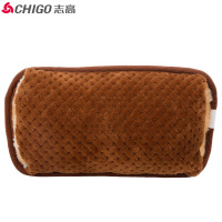 志高(CHIGO)暖手宝ZG-NGSN2 无水轻便设计 USB插电发热 加绒柔软舒适 午睡电热垫抱枕无水电热水袋咖啡色