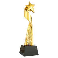 SCP 星光大道奖杯 SCP-1757 镀金奖杯企业定制(价格为10个价格)